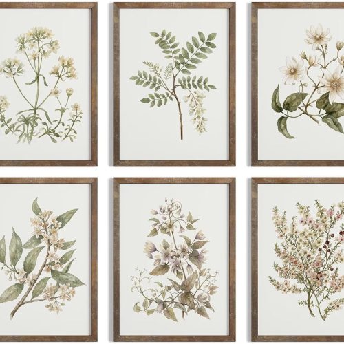 Watercolor Floral Unframed Decorative Art Prints